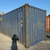 Contentor Marítimo 20 pés (6m) DV Azul – Usado 316846-6